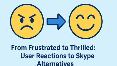 From Frustrated to Thrilled: User Reactions to Skype Alternatives