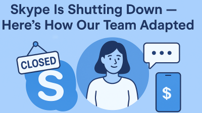 Skype Is Shutting Down — Here's How Our Team Adapted